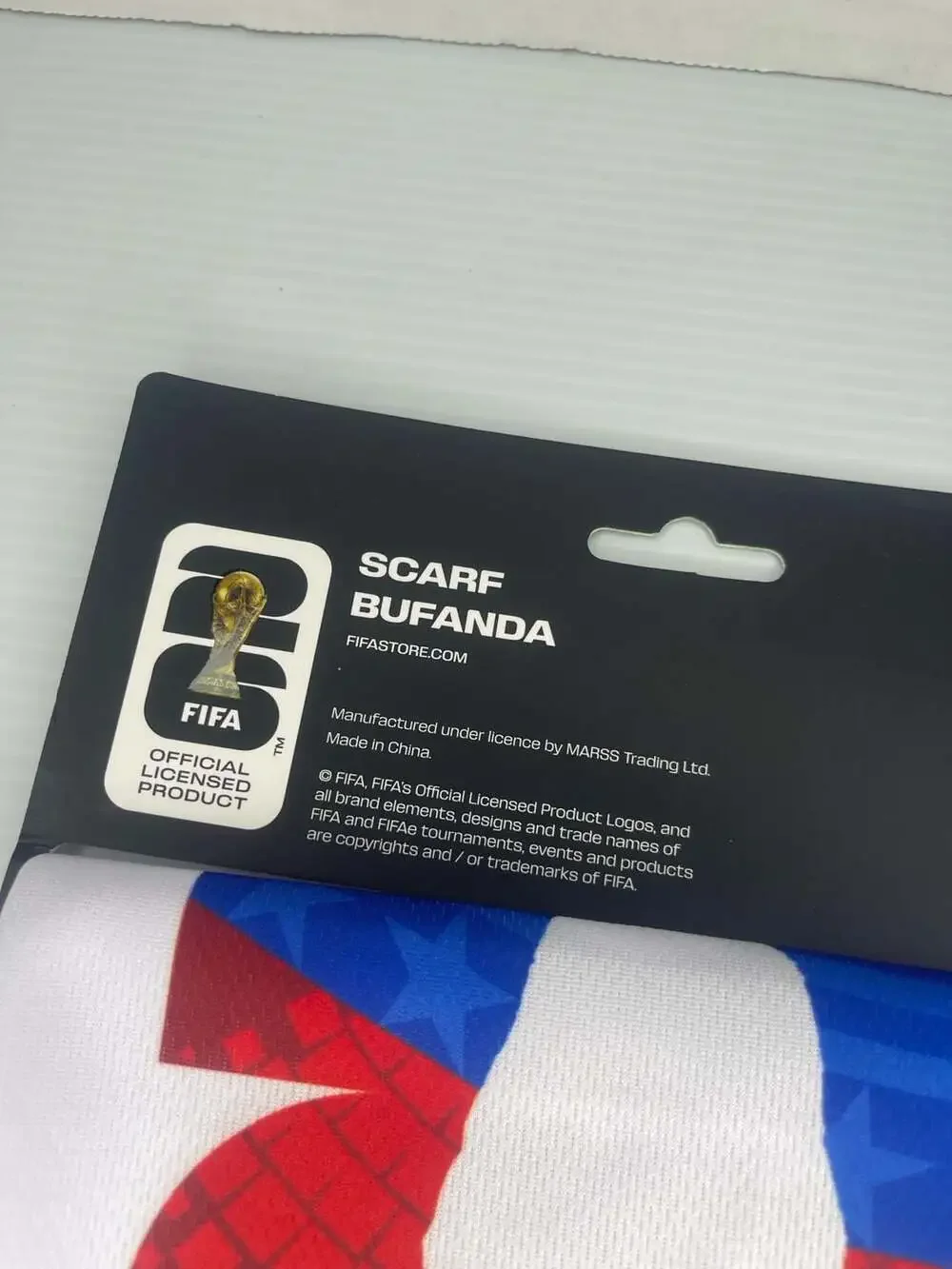 FIFA World Cup 2026 Canada Mexico USA Commemorative Fringed Fan Scarf